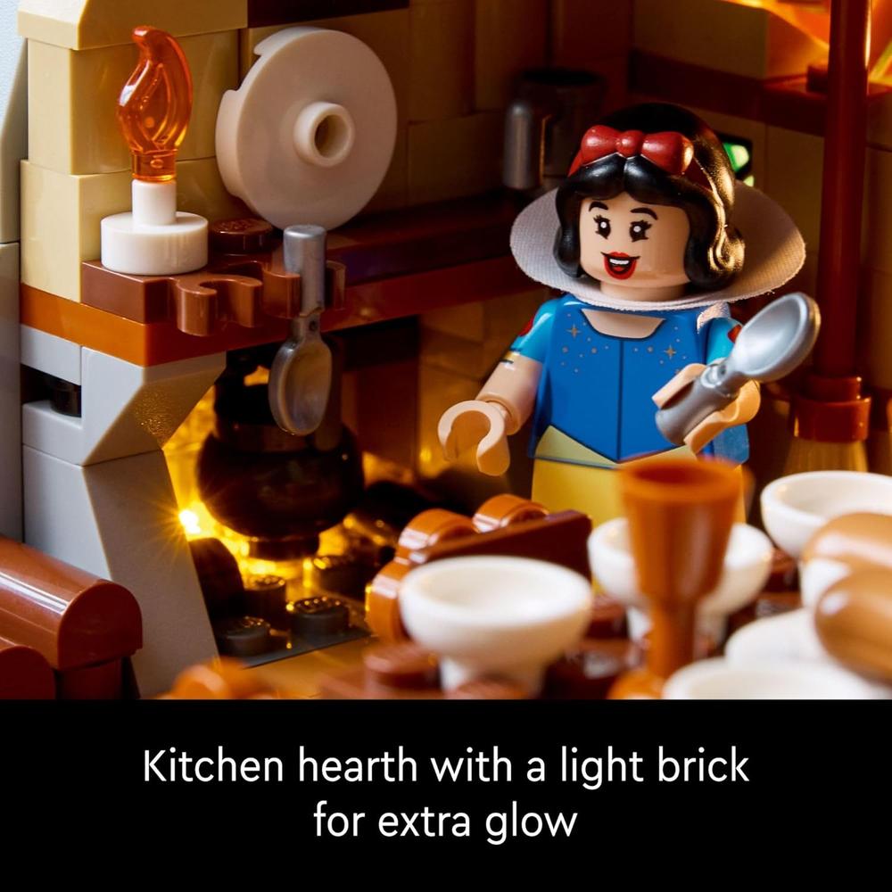 LEGO DISNEY CASITA DE BLANCANIEVES Y LOS SIETE ENANITOS, SET DE PRINCESAS DISNEY - 4