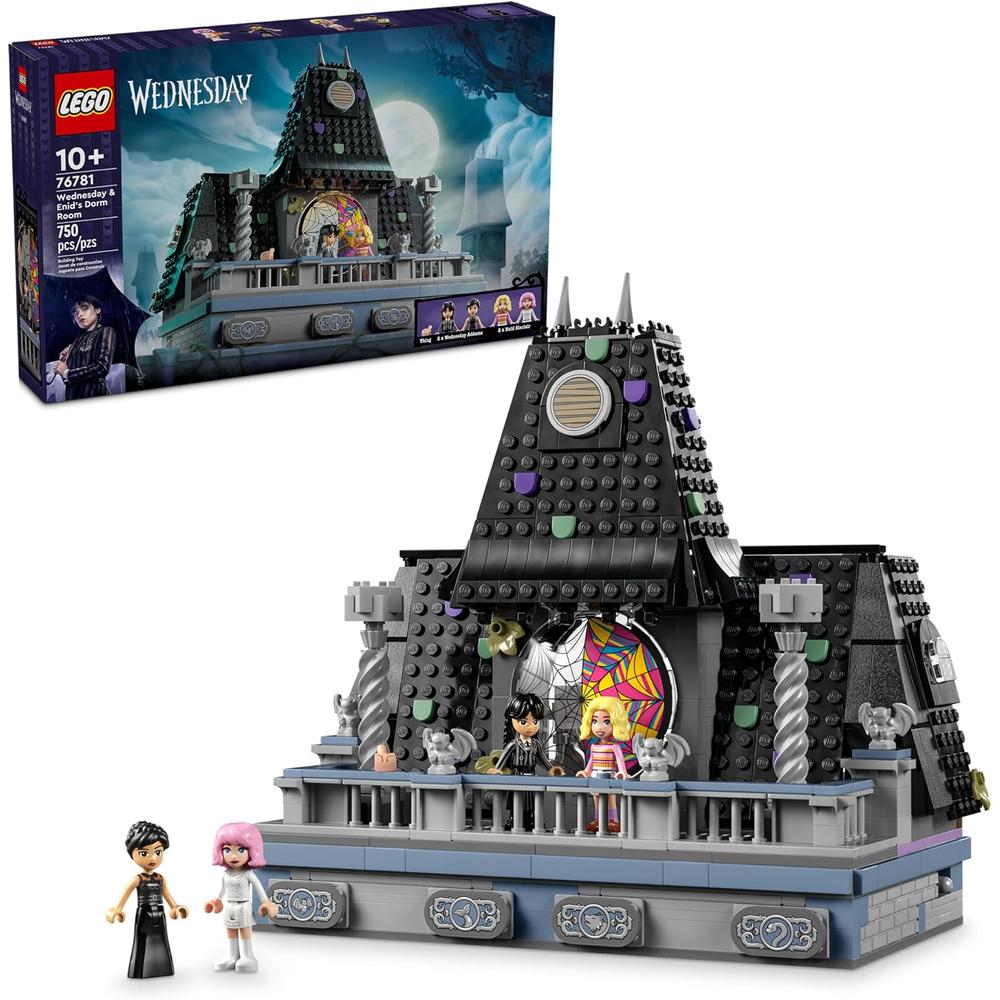 LEGO WEDNESDAY ADDAMS, HABITACIÓN DE WEDNESDAY Y ENID CON 4 MINIFIGURAS - 1