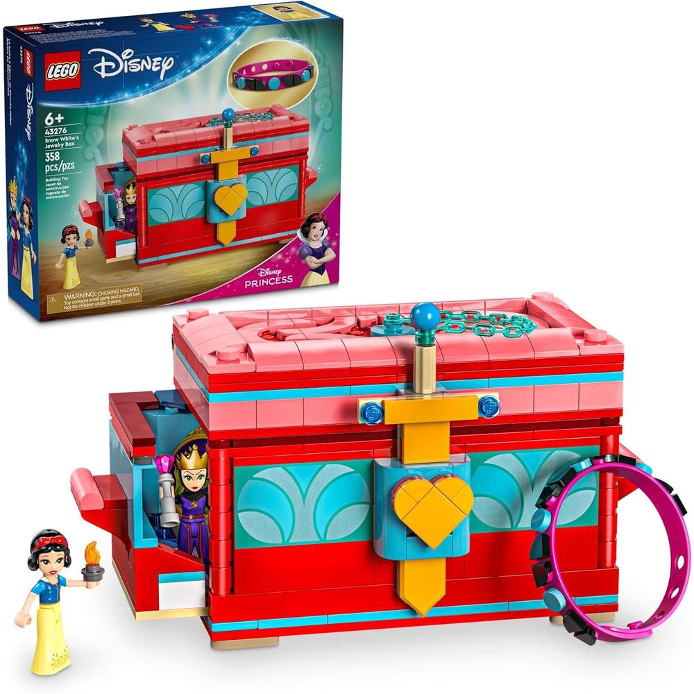 LEGO CAJA DE JOYAS DE BLANCANIEVES, FIGURAS DE BLANCANIEVES Y LA REINA MALVADA - 1