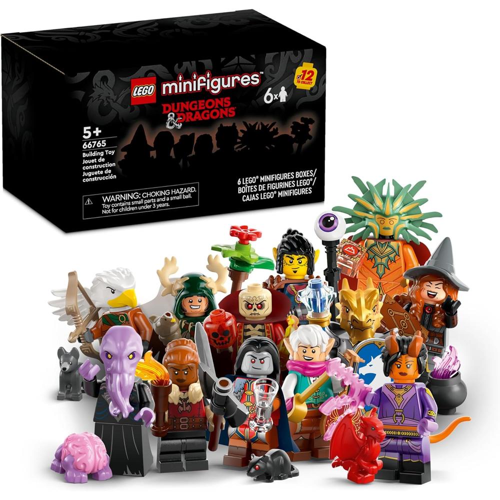 PACK DE 6 MINIFIGURAS LEGO CALABOZOS Y DRAGONES, FIGURAS COLECCIONABLES - 1