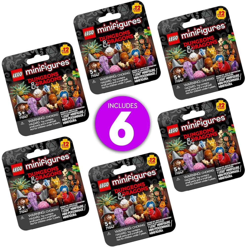 PACK DE 6 MINIFIGURAS LEGO CALABOZOS Y DRAGONES, FIGURAS COLECCIONABLES - 2