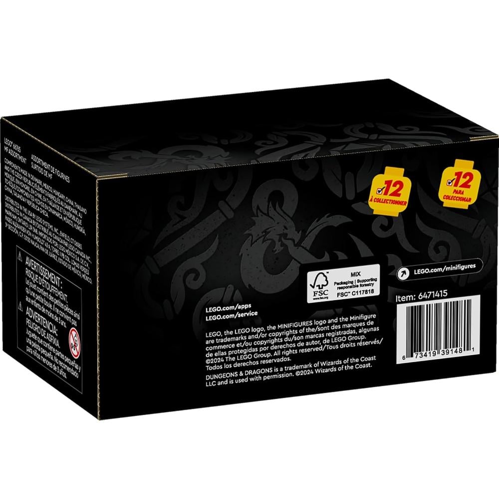 PACK DE 6 MINIFIGURAS LEGO CALABOZOS Y DRAGONES, FIGURAS COLECCIONABLES - 6