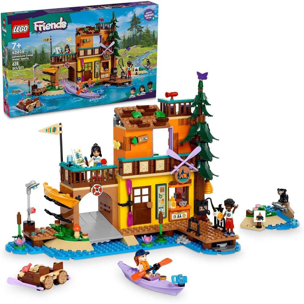LEGO FRIENDS CAMPAMENTO DE AVENTURAS DEPORTES ACUÁTICOS, INCLUYE MINI MUÑECAS - 1