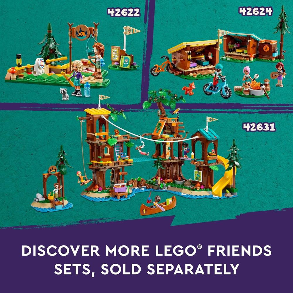 LEGO FRIENDS CAMPAMENTO DE AVENTURAS DEPORTES ACUÁTICOS, INCLUYE MINI MUÑECAS - 6