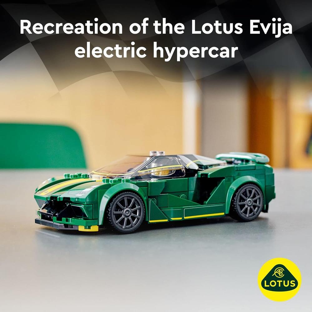 LEGO SPEED CHAMPIONS LOTUS EVIJA COCHE DE CARRERAS CON MINIFIGURA COLECCIONABLE - 2