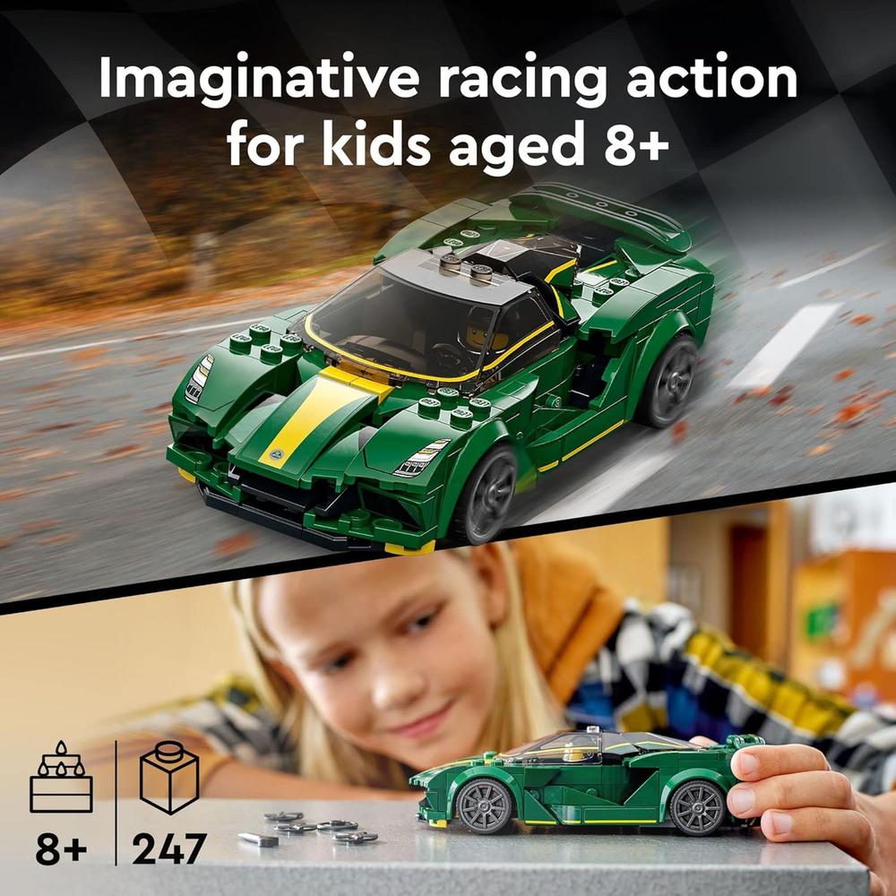 LEGO SPEED CHAMPIONS LOTUS EVIJA COCHE DE CARRERAS CON MINIFIGURA COLECCIONABLE - 3