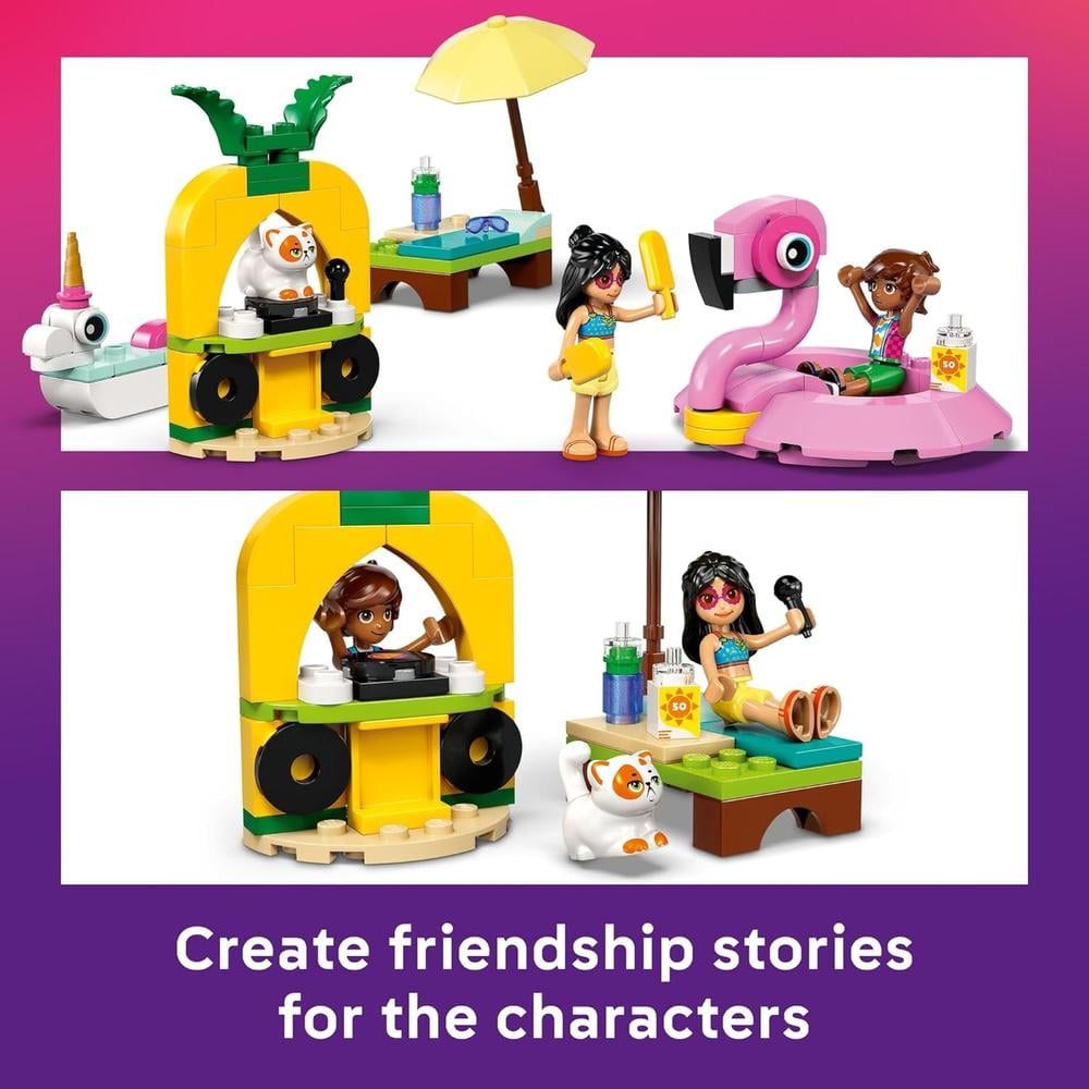 LEGO FRIENDS UNICORNIO Y FLAMENCO FIESTA EN LA PISCINA, SET - 4