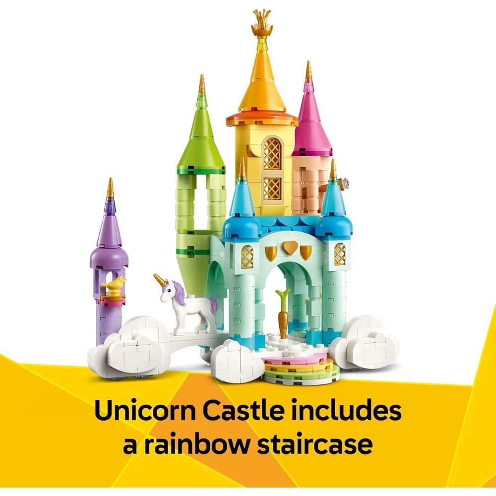 LEGO CREATOR 3 EN 1 CASTILLO DE UNICORNIO, 3 JUGUETES DE CONSTRUCCIÓN - 5