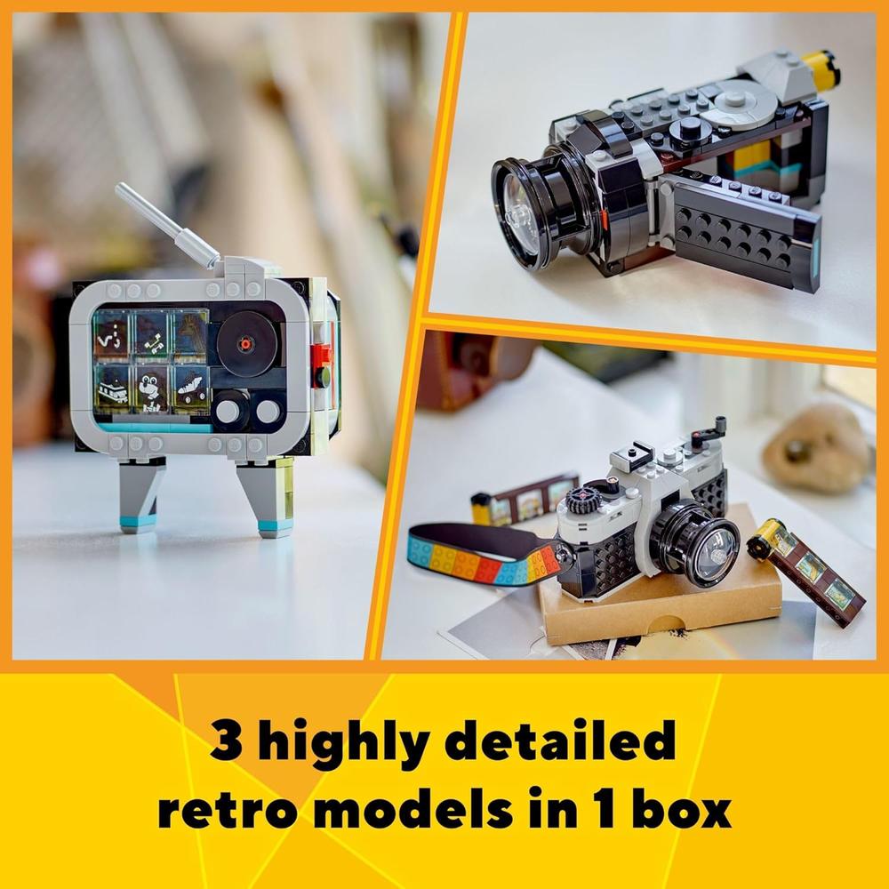 LEGO CREATOR 3 EN 1 CÁMARA RETRO, SE TRANSFORMA EN VIDEOCÁMARA Y TELEVISOR - 2