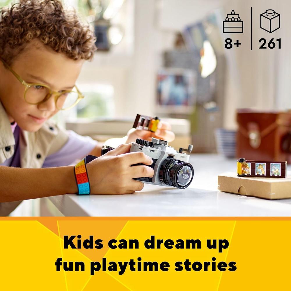 LEGO CREATOR 3 EN 1 CÁMARA RETRO, SE TRANSFORMA EN VIDEOCÁMARA Y TELEVISOR - 3