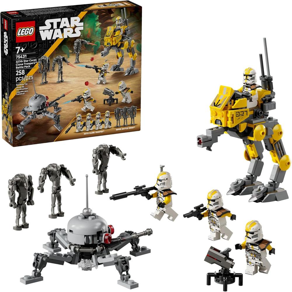 LEGO STAR WARS 327.º CUERPO ESTELAR, PACK DE BATALLA Y DECORACIÓN - 1