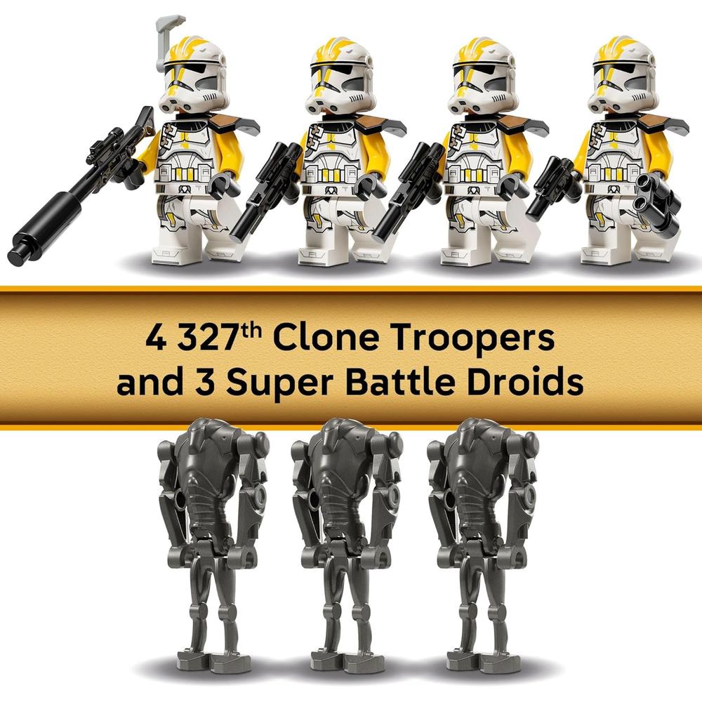 LEGO STAR WARS 327.º CUERPO ESTELAR, PACK DE BATALLA Y DECORACIÓN - 5