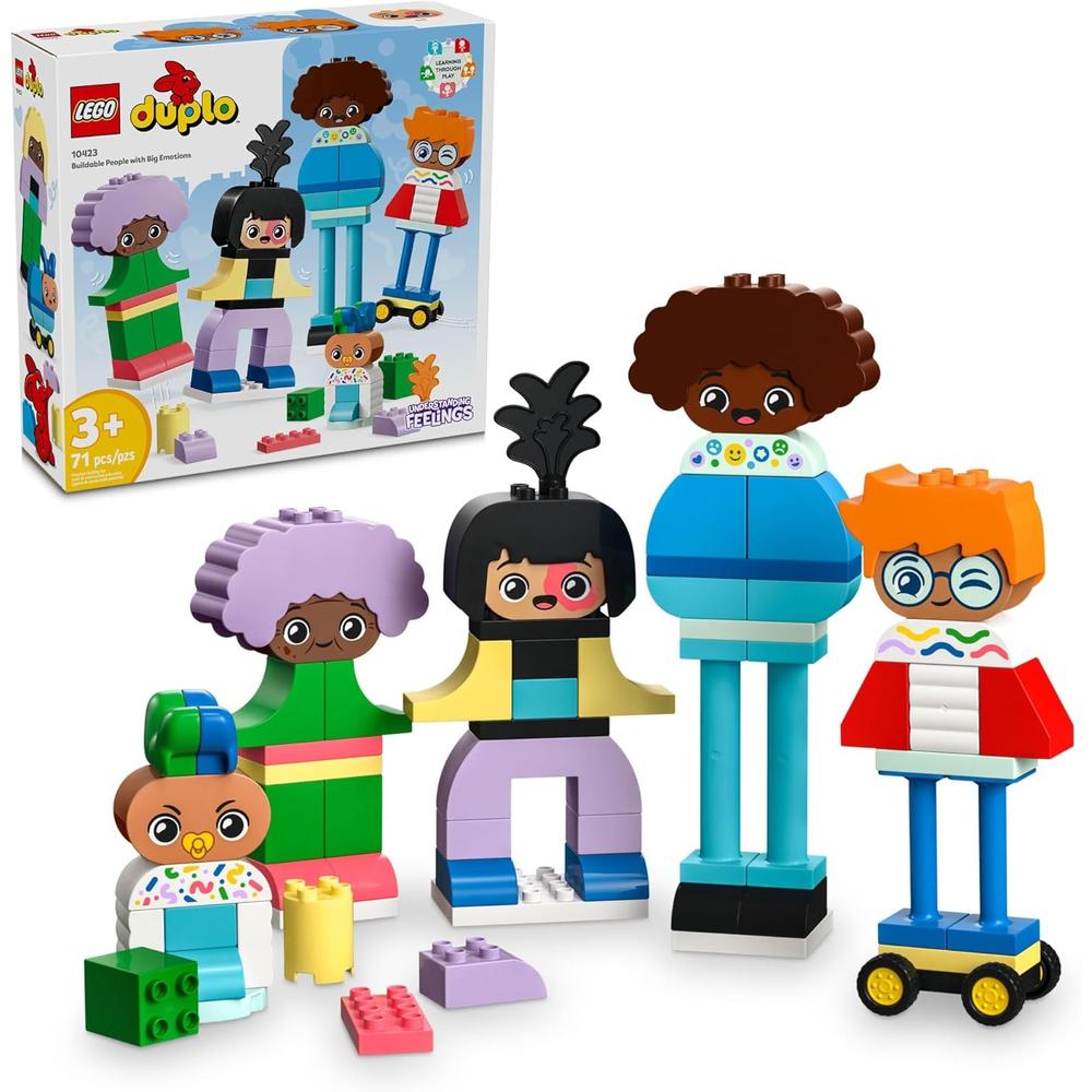 LEGO DUPLO TOWN FIGURAS CON GRANDES EMOCIONES, JUGUETE EDUCATIVO PARA NIÑOS - 1