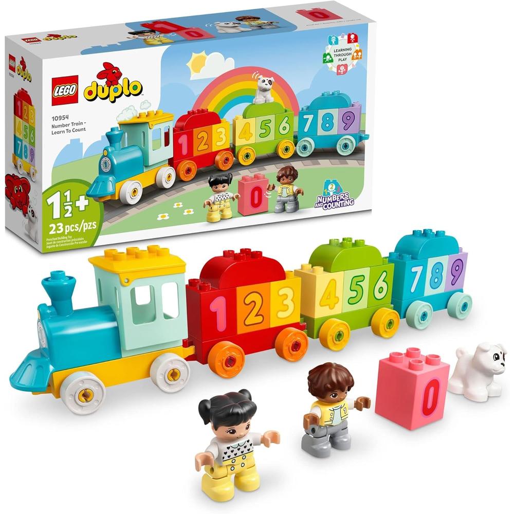 LEGO DUPLO TREN DE NÚMEROS EDUCATIVO JUGUETE SENSORIAL PARA NIÑOS PEQUEÑOS - 1
