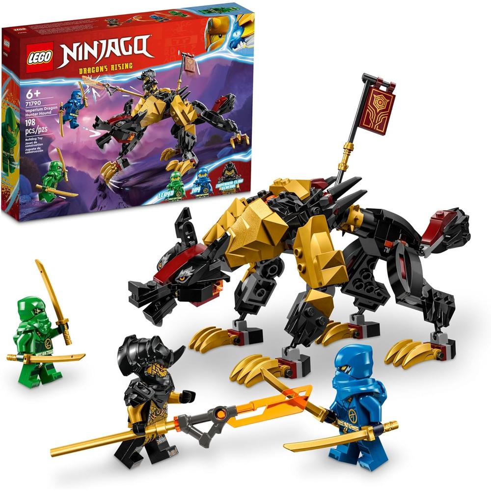 LEGO NINJAGO IMPERIO CAZADOR DE DRAGONES CON 3 MINIFIGURAS Y DRAGONES - 1