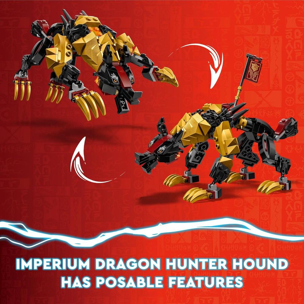 LEGO NINJAGO IMPERIO CAZADOR DE DRAGONES CON 3 MINIFIGURAS Y DRAGONES - 5