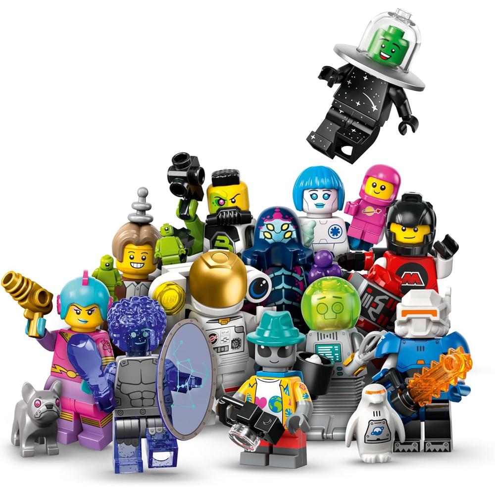 LEGO MINIFIGURAS SERIE 26 ESPACIO, PAQUETE DE 6 COLECCIONABLES - 6