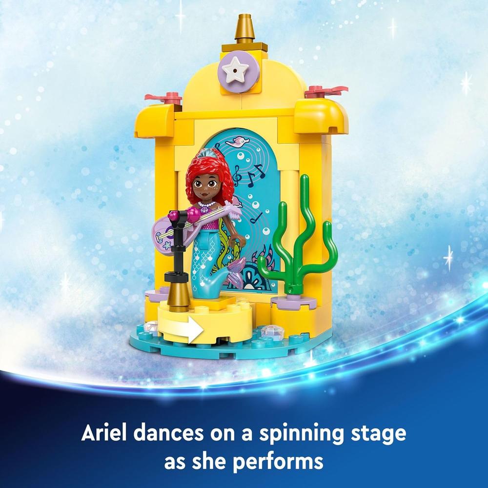 ESCENARIO MUSICAL DE LA PRINCESA ARIEL DE LEGO DISNEY CON 2 PERSONAJES - 4
