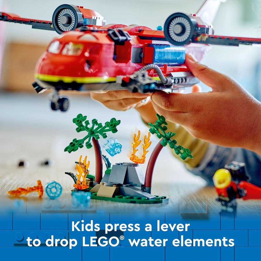 LEGO CITY AVIÓN DE BOMBEROS, SET DE CONSTRUCCIÓN Y JUEGO DE ROL PARA NIÑOS - 3