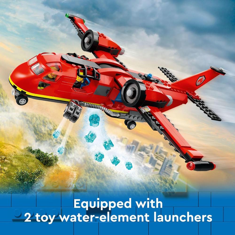 LEGO CITY AVIÓN DE BOMBEROS, SET DE CONSTRUCCIÓN Y JUEGO DE ROL PARA NIÑOS - 4