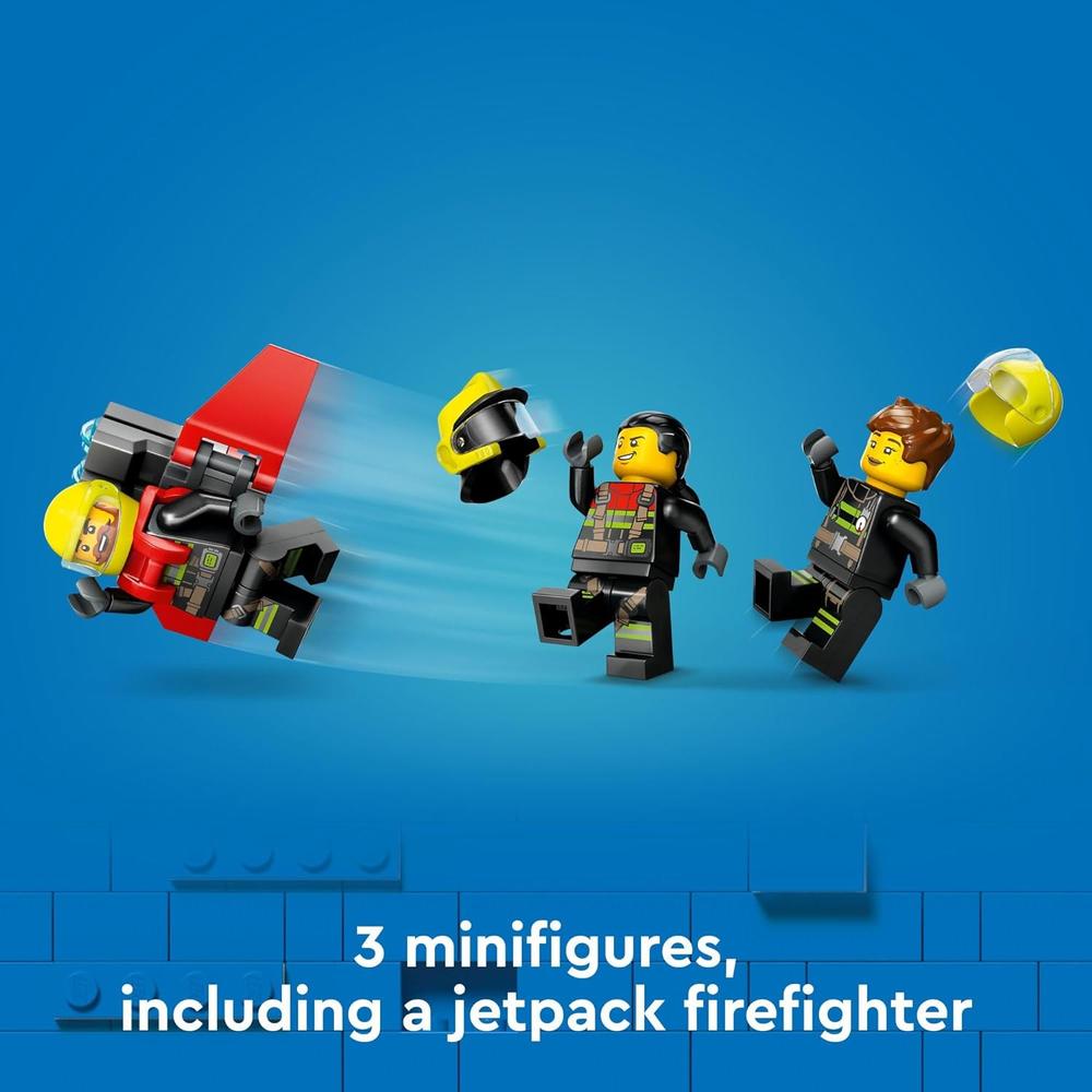LEGO CITY AVIÓN DE BOMBEROS, SET DE CONSTRUCCIÓN Y JUEGO DE ROL PARA NIÑOS - 6