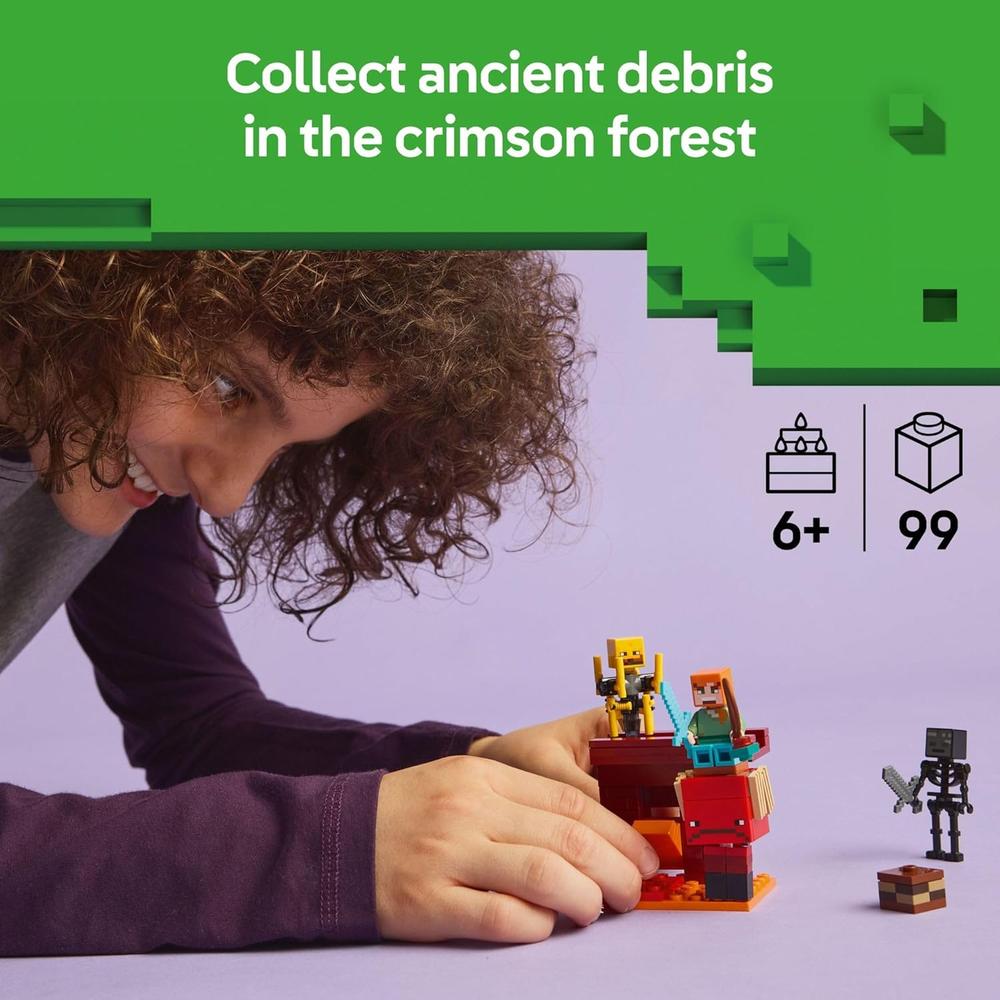 LEGO MINECRAFT BATALLA DE LAVA DEL NETHER, INCLUYE FIGURAS PARA JUEGO - 2