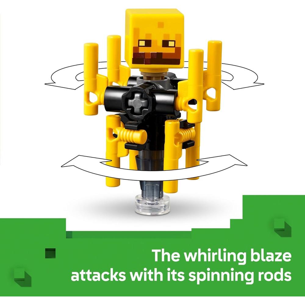 LEGO MINECRAFT BATALLA DE LAVA DEL NETHER, INCLUYE FIGURAS PARA JUEGO - 4