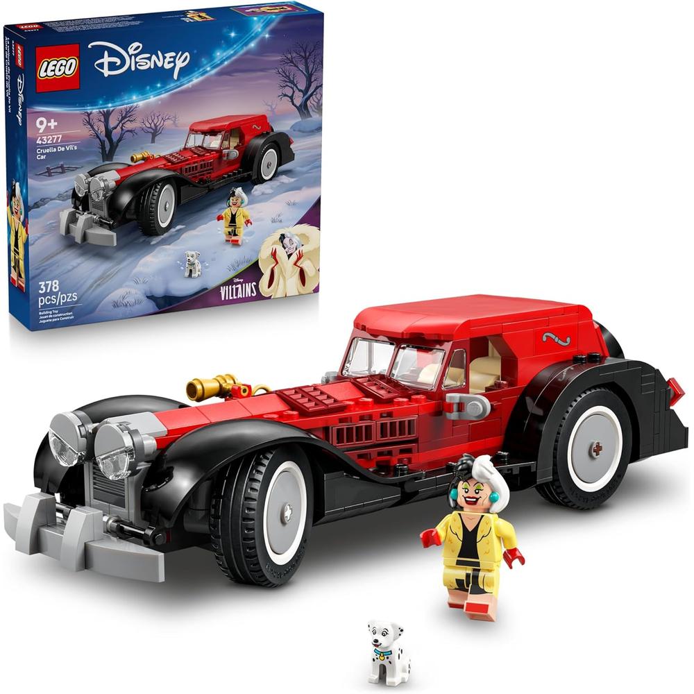LEGO DISNEY COCHE DE CRUELLA DE VIL, 101 DÁLMATAS, SET DE CONSTRUCCIÓN - 1