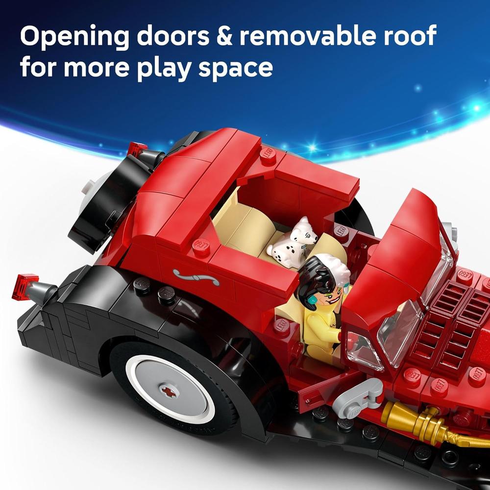 LEGO DISNEY COCHE DE CRUELLA DE VIL, 101 DÁLMATAS, SET DE CONSTRUCCIÓN - 5