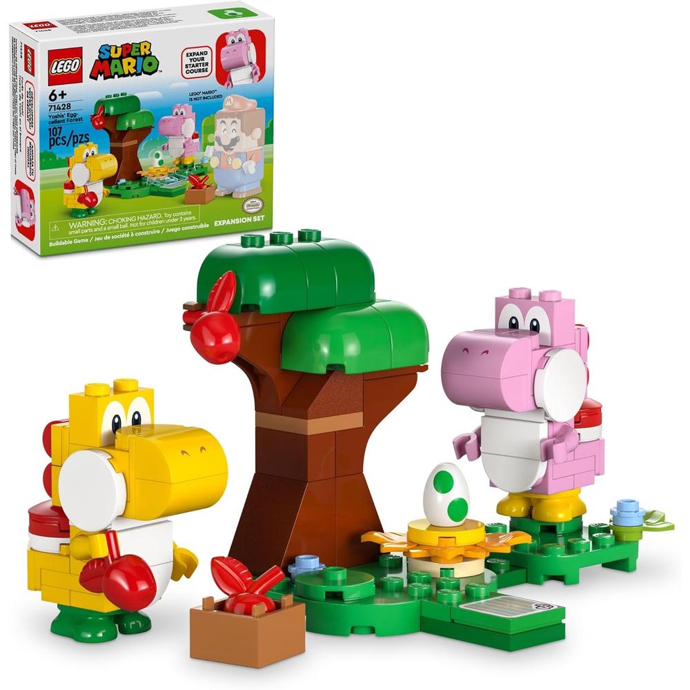 LEGO SUPER MARIO YOSHI'S EGG-CELLENT FOREST, SET DE EXPANSIÓN PARA NIÑOS - 1