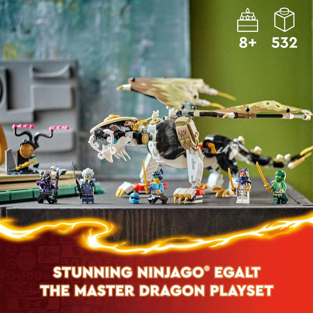 LEGO NINJAGO EGALT, EL DRAGÓN MAESTRO CON 5 MINIFIGURAS NINJA - 2