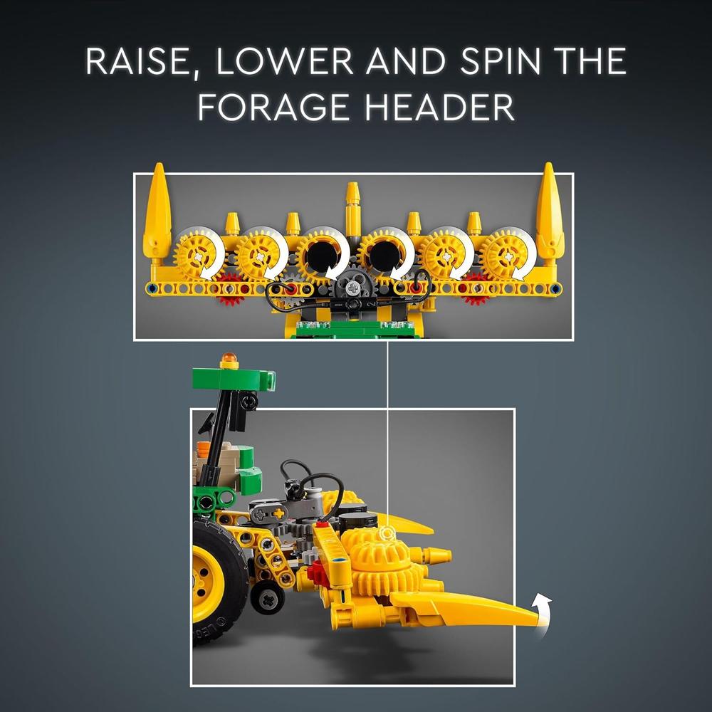 LEGO TECHNIC TRACTOR COSECHADOR JOHN DEERE 9700, JUGUETE AGRÍCOLA PARA NIÑOS - 3