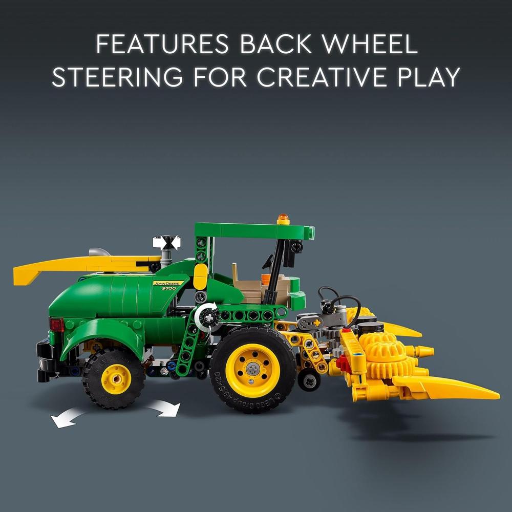 LEGO TECHNIC TRACTOR COSECHADOR JOHN DEERE 9700, JUGUETE AGRÍCOLA PARA NIÑOS - 4