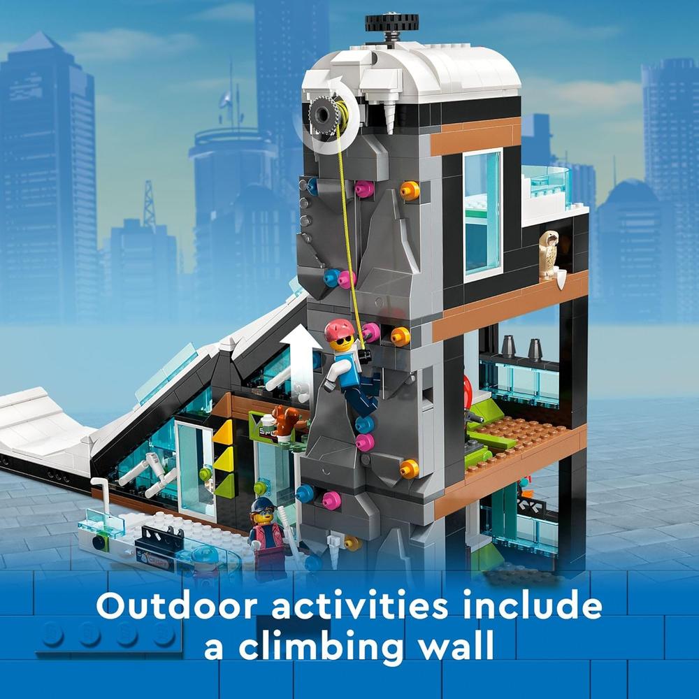 LEGO CITY CENTRO DE ESQUÍ Y ESCALADA SET DE DEPORTES DE INVIERNO INFANTIL - 5