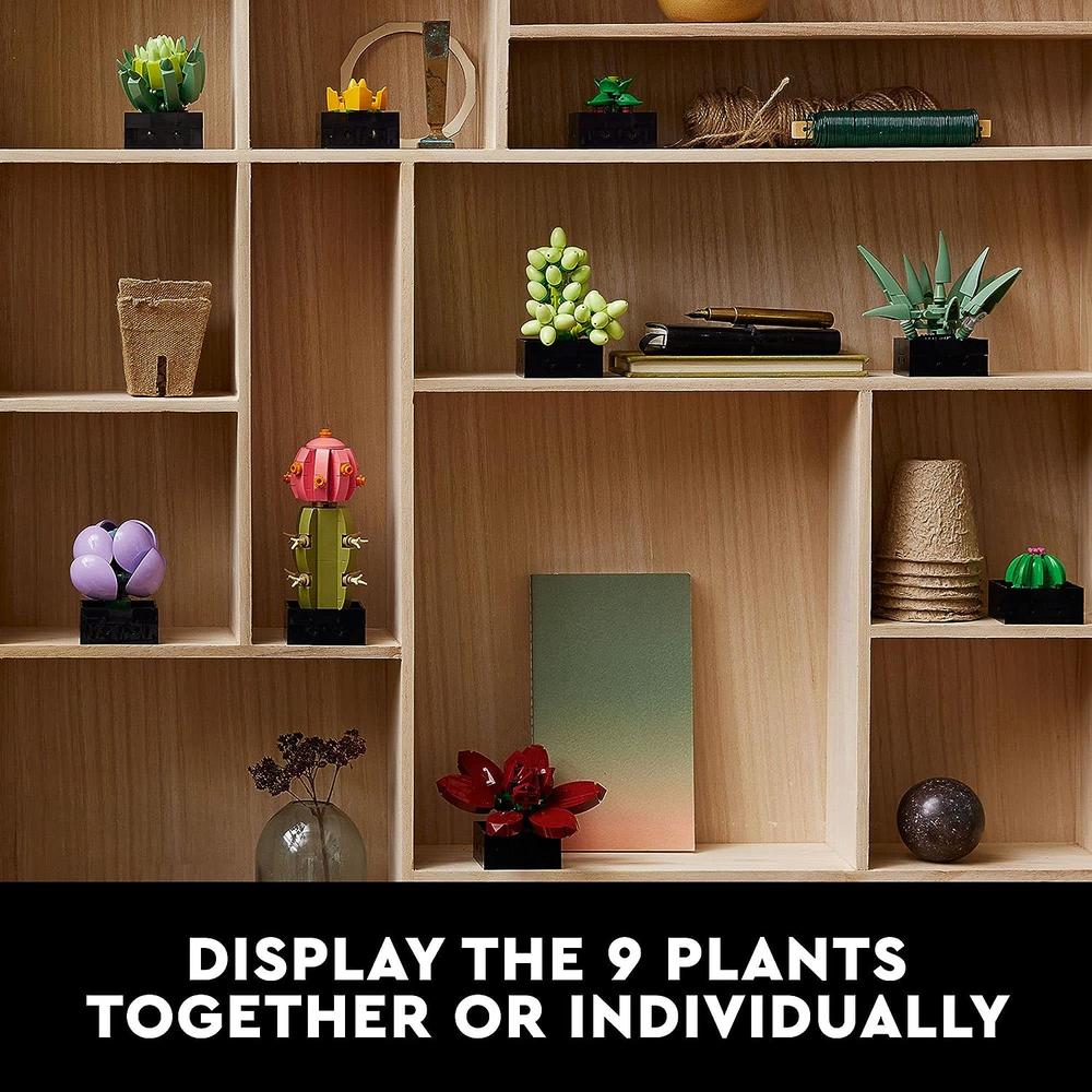 LEGO BOTANICALS SUCCULENTS SET DE PLANTAS ARTIFICIALES PARA DECORACIÓN DE INTERIOR - 3