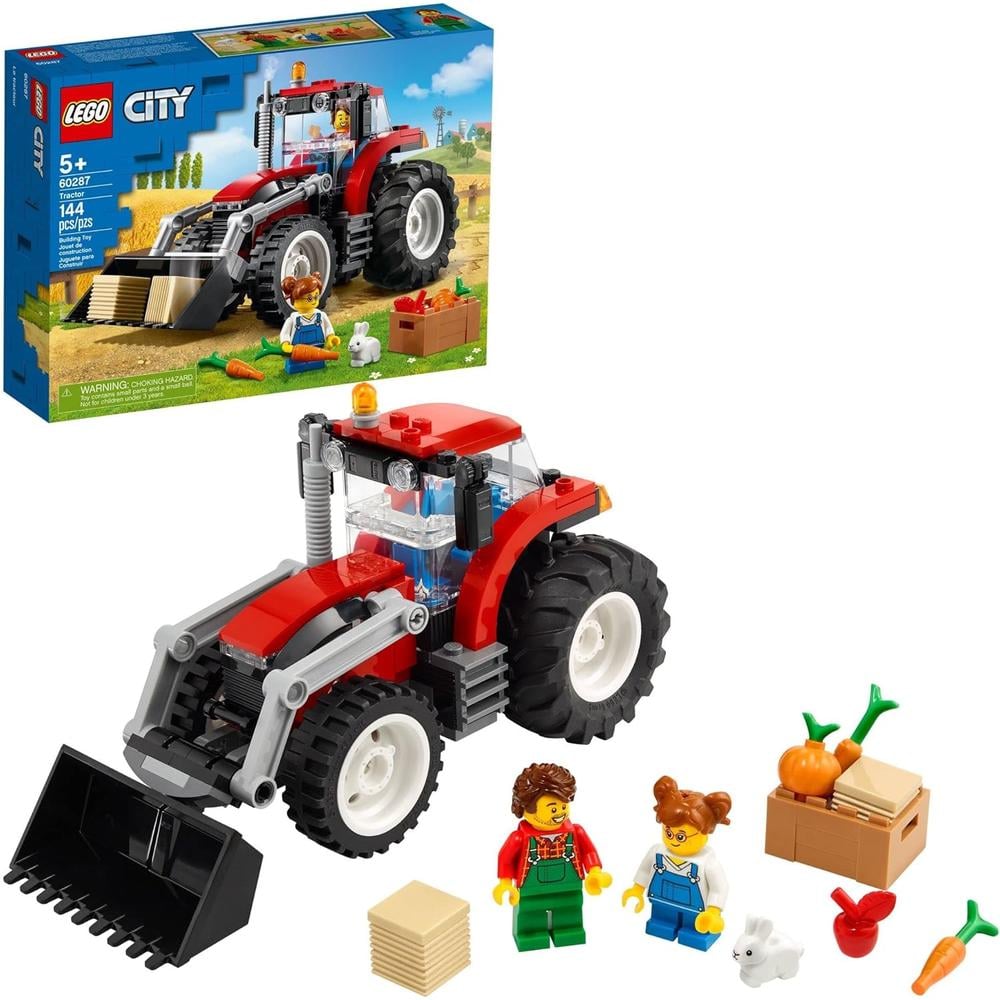 LEGO CITY GRAN TRACTOR VEHÍCULO DE CONSTRUCCIÓN INFANTIL CON ACCESORIOS - 1