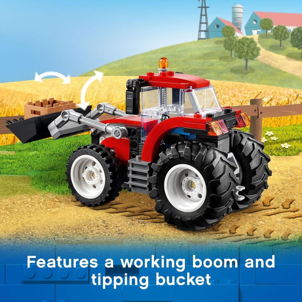 LEGO CITY GRAN TRACTOR VEHÍCULO DE CONSTRUCCIÓN INFANTIL CON ACCESORIOS - 4