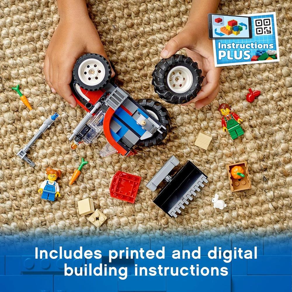 LEGO CITY GRAN TRACTOR VEHÍCULO DE CONSTRUCCIÓN INFANTIL CON ACCESORIOS - 5
