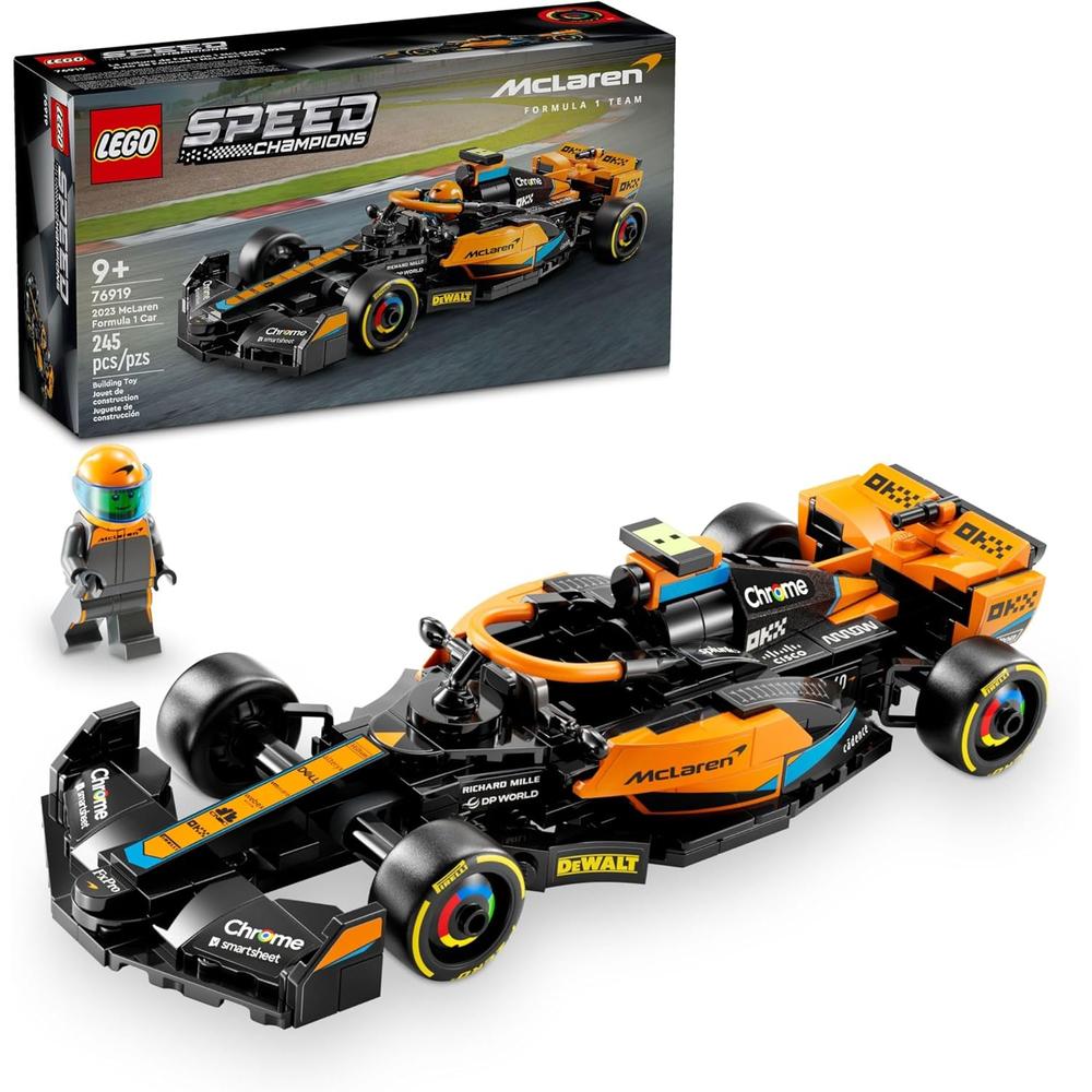 LEGO SPEED CHAMPIONS MCLAREN F1, 2023, COCHE DE CARRERAS PARA NIÑOS - 1