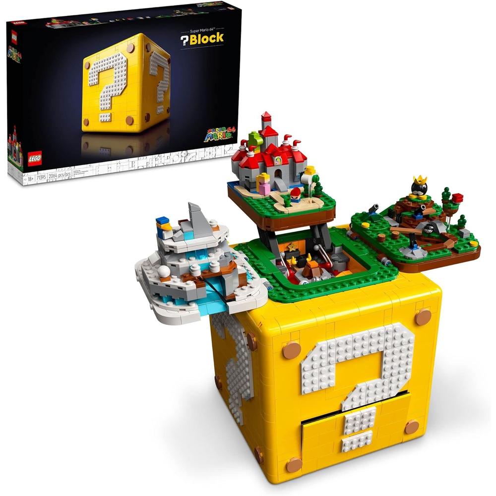 LEGO SUPER MARIO SET CON BLOQUES DE INTERROGACIÓN 4 NIVELES Y 10 MINIFIGURAS - 1