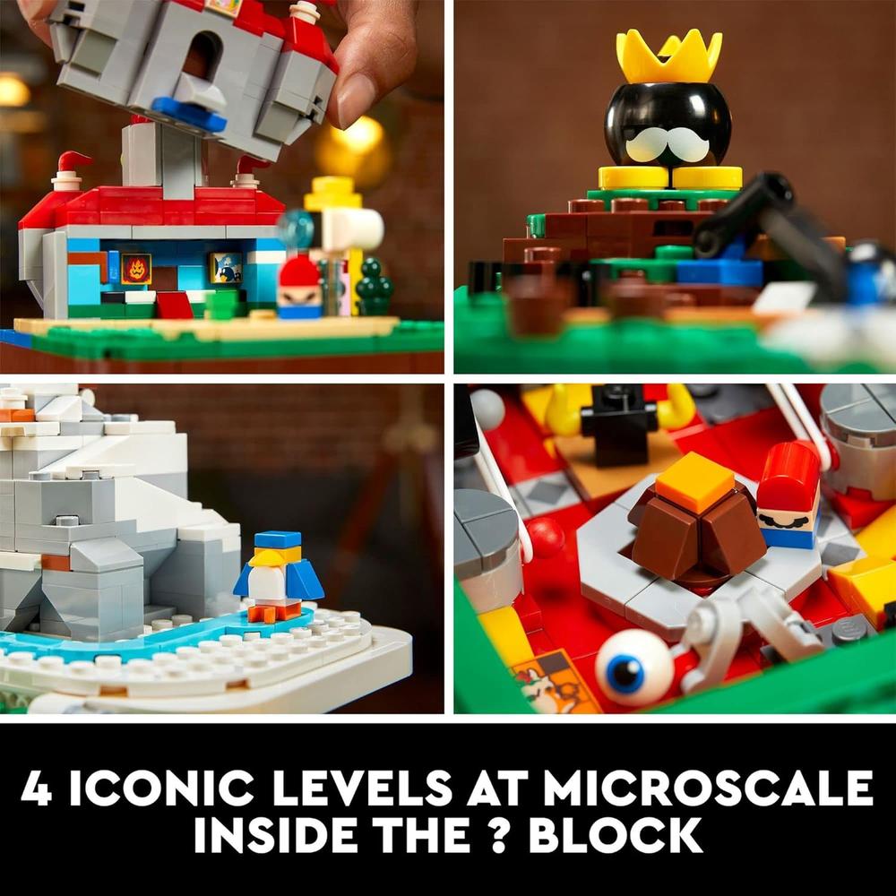 LEGO SUPER MARIO SET CON BLOQUES DE INTERROGACIÓN 4 NIVELES Y 10 MINIFIGURAS - 3