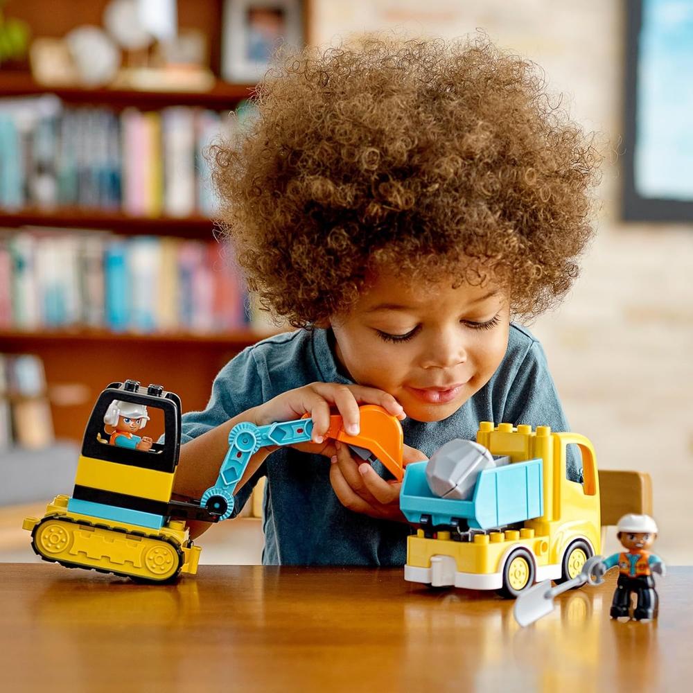 LEGO DUPLO TOWN CAMIÓN Y EXCAVADORA DE ORUGAS JUGUETE PARA NIÑOS PEQUEÑOS - 2
