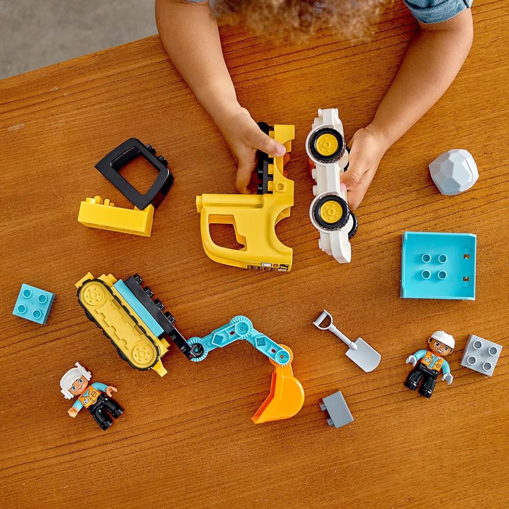 LEGO DUPLO TOWN CAMIÓN Y EXCAVADORA DE ORUGAS JUGUETE PARA NIÑOS PEQUEÑOS - 3