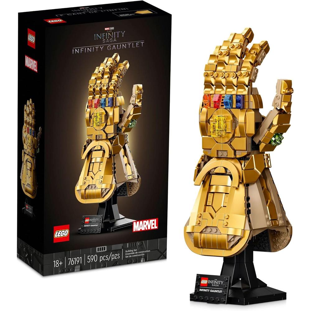 LEGO MARVEL GUANTELETE DEL INFINITO SET COLECCIONABLE CON GEMAS DE THANOS - 1