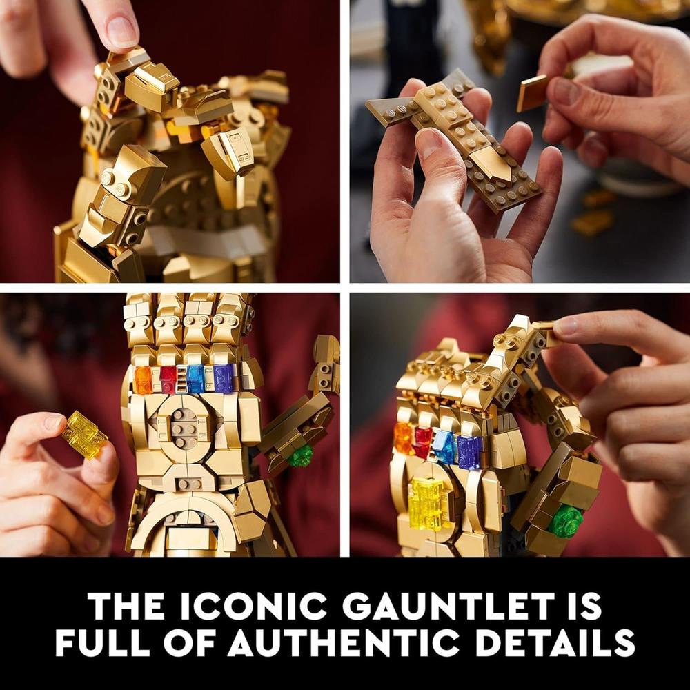 LEGO MARVEL GUANTELETE DEL INFINITO SET COLECCIONABLE CON GEMAS DE THANOS - 4