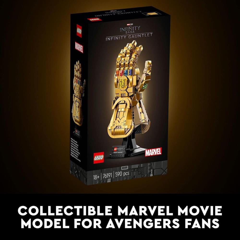 LEGO MARVEL GUANTELETE DEL INFINITO SET COLECCIONABLE CON GEMAS DE THANOS - 6