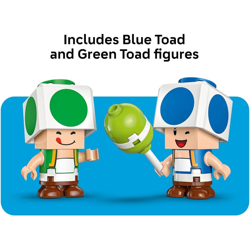 LEGO SUPER MARIO PARTY EN CASA DE TOAD, SET DE CONSTRUCCIÓN CON FIGURAS - 5