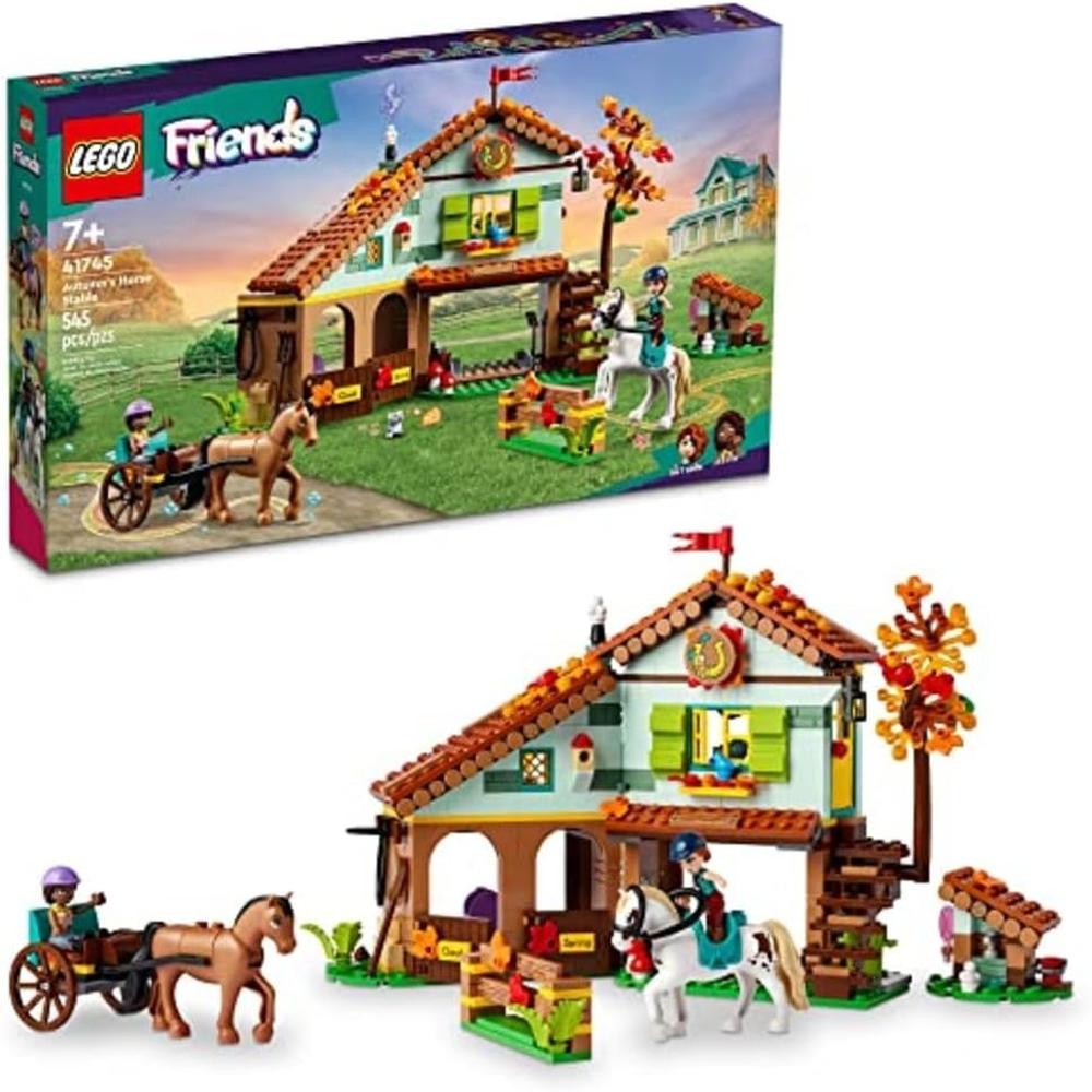 LEGO FRIENDS ESTABLO DE CABALLOS DE OTOÑO SET CON FIGURAS Y ANIMALES - 1