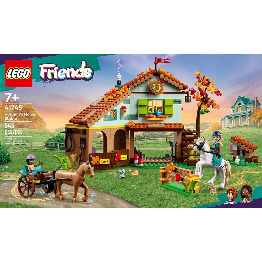 LEGO FRIENDS ESTABLO DE CABALLOS DE OTOÑO SET CON FIGURAS Y ANIMALES - 2
