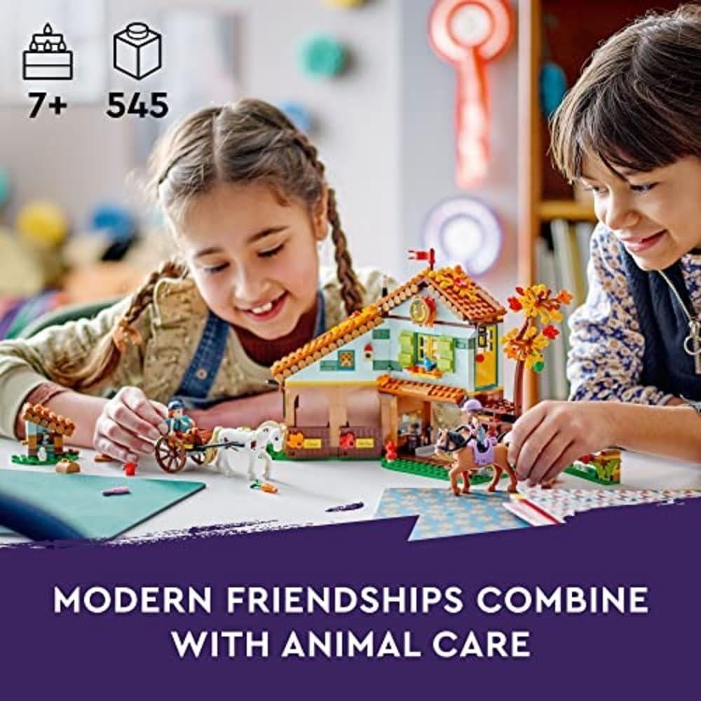LEGO FRIENDS ESTABLO DE CABALLOS DE OTOÑO SET CON FIGURAS Y ANIMALES - 3